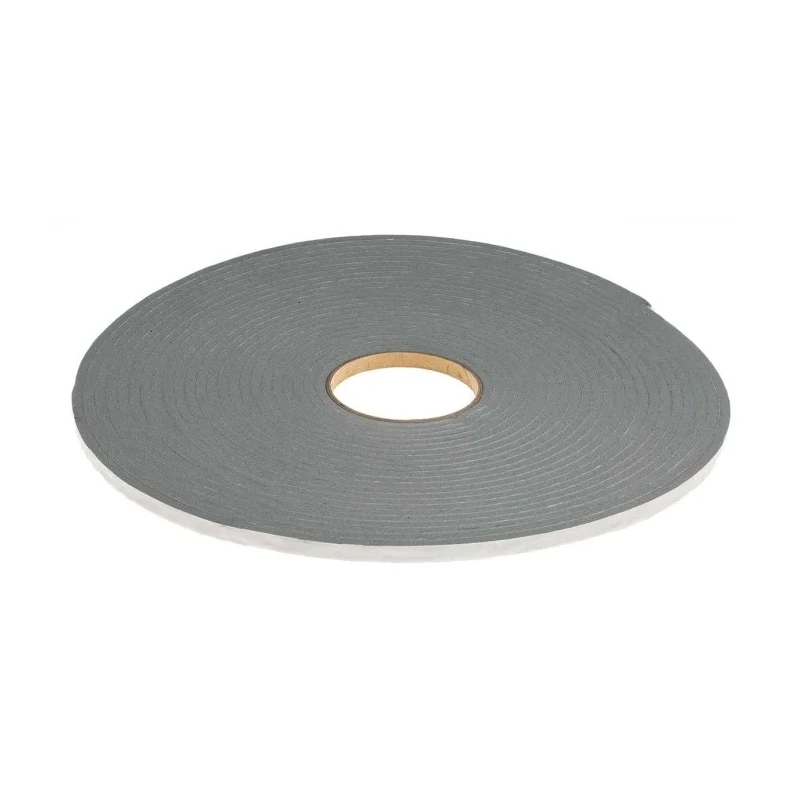 RS PRO Grey Single Sided Polyvinyl Chloride Foam Tape 9mm Width x 15m Length x 6mm Thickness 105kg/m³ Foam Density 205-0849