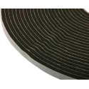RS PRO Black PVC Foam Tape, 12mm Width x 15m Length, 6mm Thickness with Acrylic Adhesive 205-0877