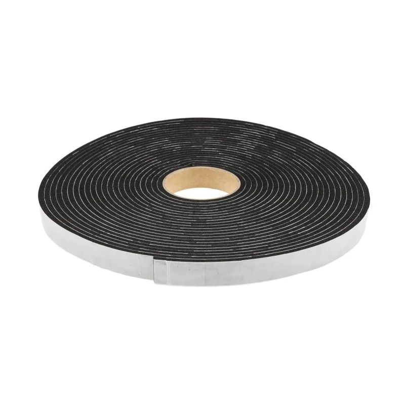 RS PRO Black PVC Foam Tape, 25mm Width x 15m Length, 6mm Thickness, Acrylic Adhesive, Model 205-0883