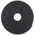 RS PRO Black Foam Tape, 12mm Width x 10 m Length, 10 mm Thickness, Acrylic Adhesive, Single Sided 205-0899