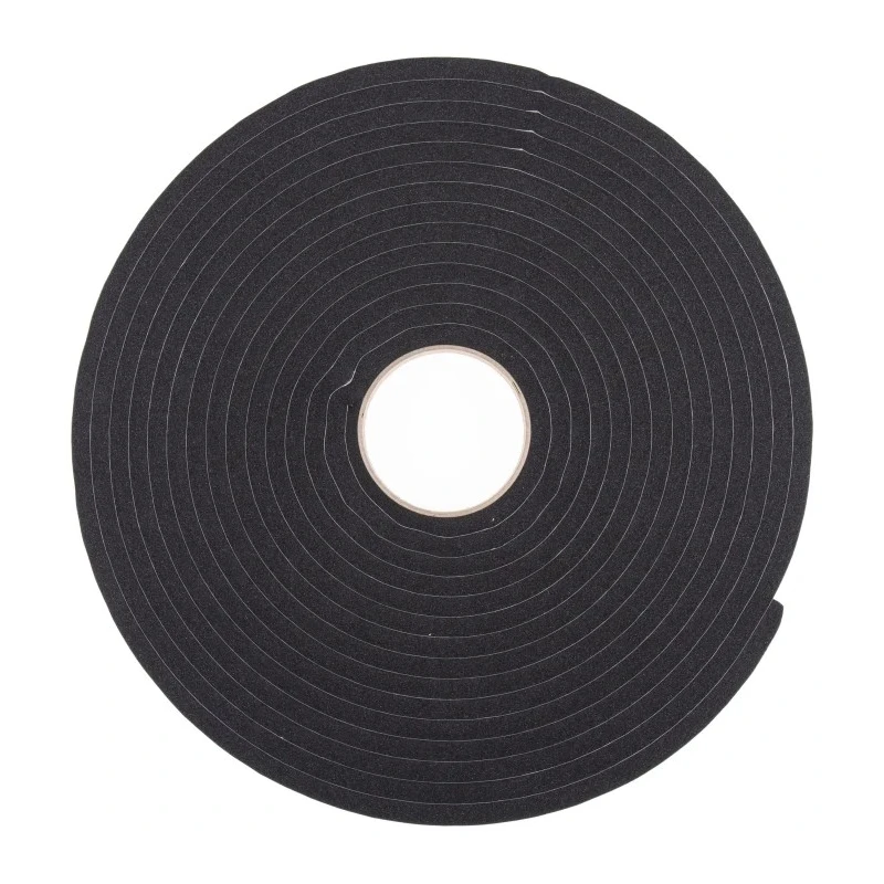 RS PRO Black Foam Tape, 12mm Width x 10 m Length, 10 mm Thickness, Acrylic Adhesive, Single Sided 205-0899