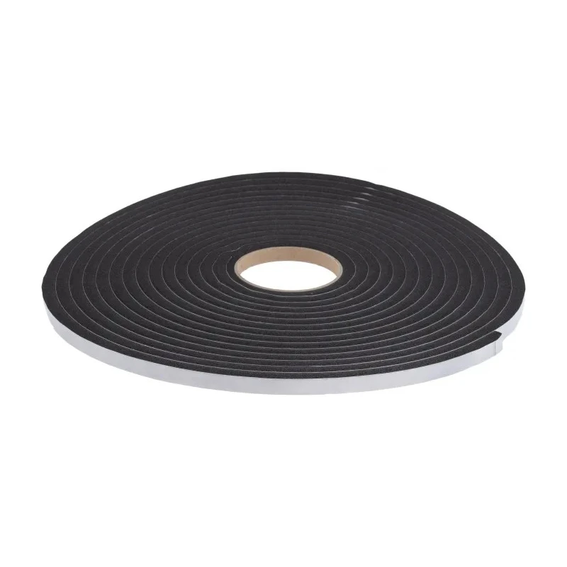 RS PRO Black Foam Tape, 12mm Width x 10 m Length, 10 mm Thickness, Acrylic Adhesive, Single Sided 205-0899