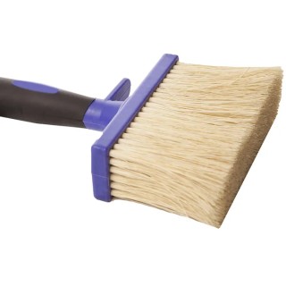 Cottam Extra Broad Fibre Paint Brush with Flat Natural White Mexican Fibre Bristles, 150 mm Brush Width 237-9184