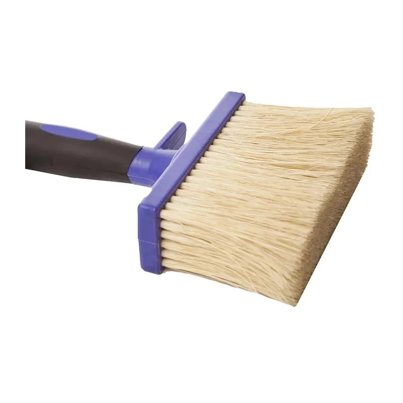 Cottam Extra Broad Fibre Paint Brush with Flat Natural White Mexican Fibre Bristles, 150 mm Brush Width 237-9184