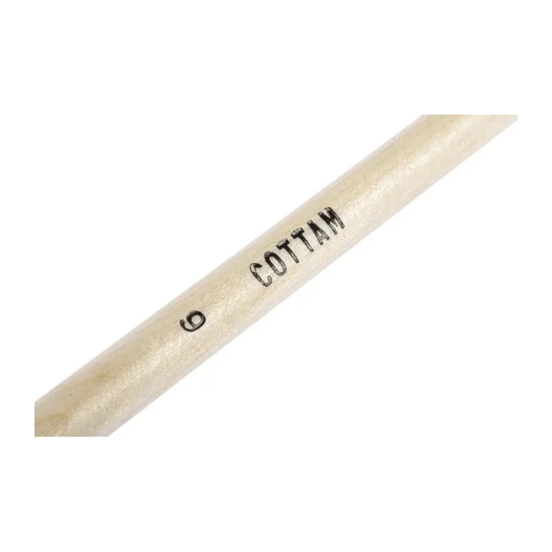 Cottam Thin 6.4 mm Fibre Paint Brush with Round Bristles 237-9190