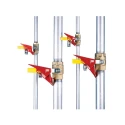 Brady Red 1-Lock Lockout Steel Ball Valve Lockout 7.14 mm BALL VALVE LO - LRG 9/32" STEEL