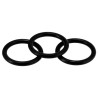 RS PRO Nitrile Rubber (NBR) O-Ring, 0.6875 in Inside Diameter, 0.875 in Outside Diameter, Shore 70 Hardness 689-697