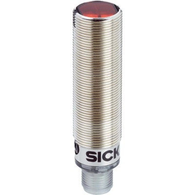 SICK Retroreflective Photoelectric Sensor Barrel Type 7.2 m Detection Range PNP Output IP67 Metal Housing GRL18-P2432