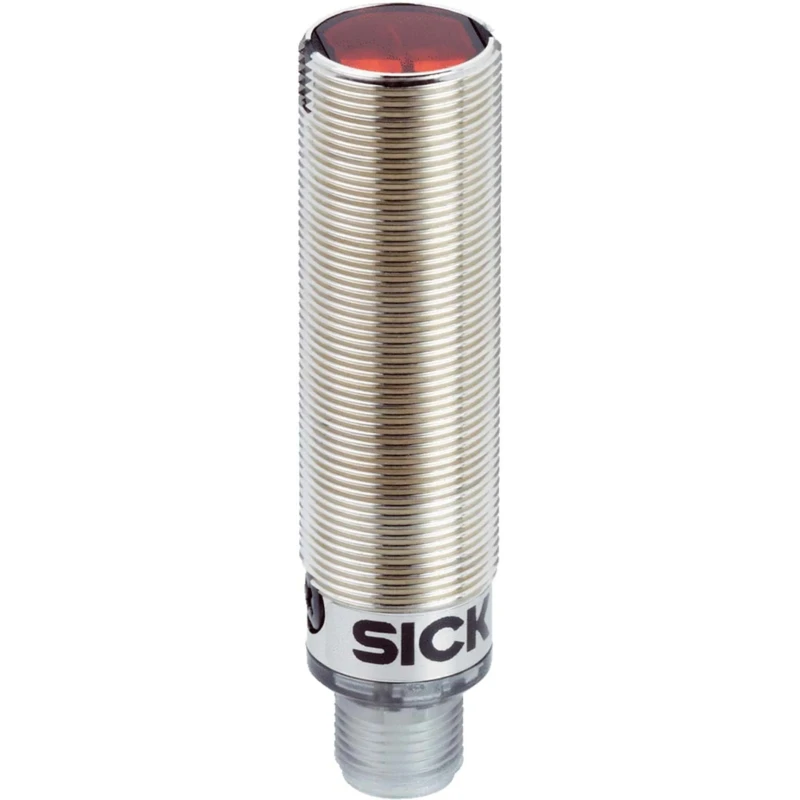 SICK Retroreflective Photoelectric Sensor Barrel Type 7.2 m Detection Range PNP Output IP67 Metal Housing GRL18-P2432