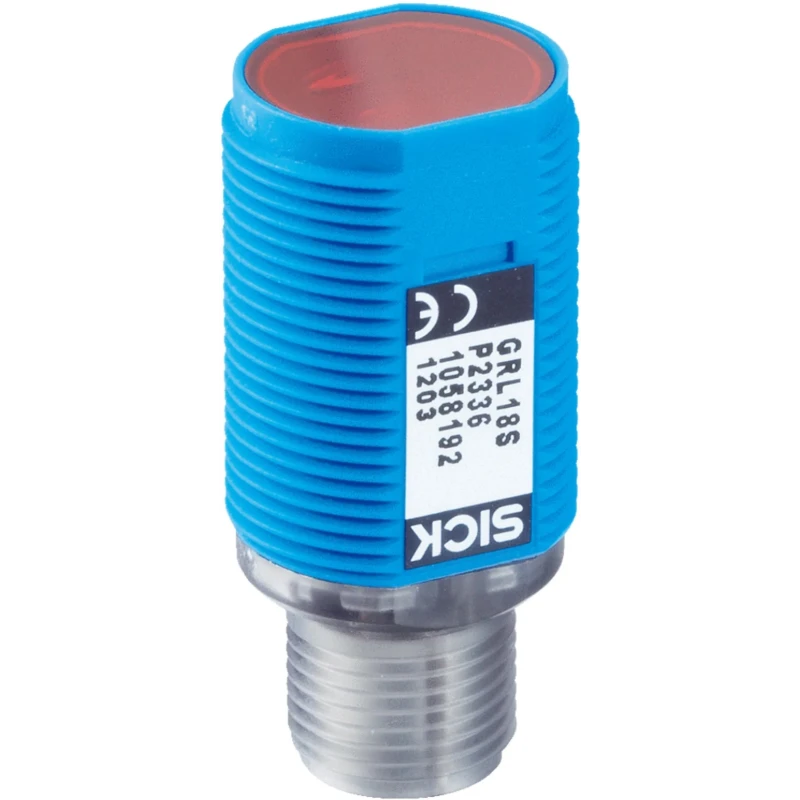 SICK Retroreflective Photoelectric Sensor, Barrel Style, 7.2 m Detection Range, NPN Output, IP67 Protection GRL18S-N2436