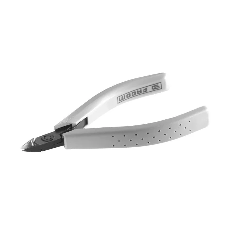 Facom Type H Small Mesh Side Cutter, 110mm Overall Length, Jaw Width 9mm, Maximum Cutting Capacity 1mm 406.8MT