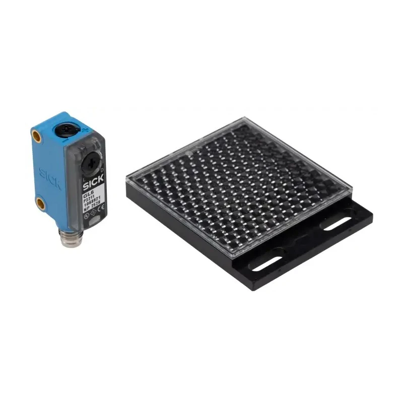 SICK Retroreflective Photoelectric Sensor, Rectangular Style, 6 m Detection Range, PNP Output, IP67, Plastic GL6-P3212