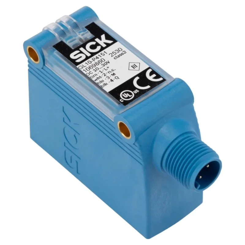 SICK Retroreflective Photoelectric Sensor Block Style, PNP Output, IP67, 10 m Detection Range GL10-P4151