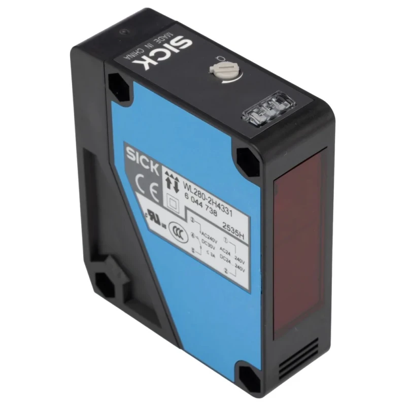SICK Retroreflective Photoelectric Sensor, Block Style, 15 m Detection Range, Relay Output, IP66/IP67 WL280-2H4331