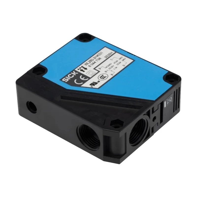 SICK Retroreflective Photoelectric Sensor, Block Style, 15 m Detection Range, Relay Output, IP66/IP67 WL280-2H4331