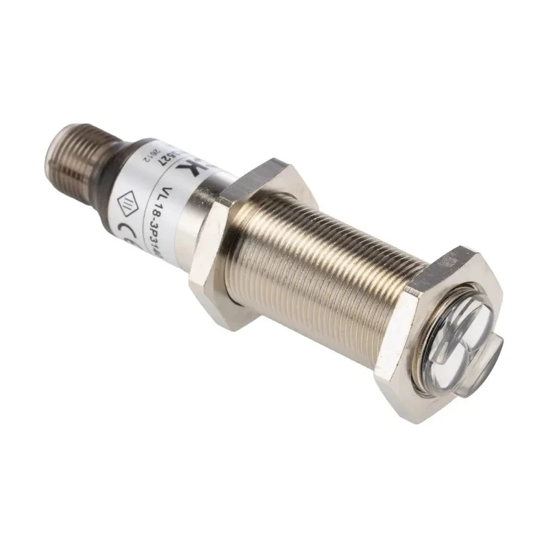 SICK Retroreflective Cylindrical Photoelectric Sensor 3.7 m Detection Range PNP Output IP67 VL18-3P3140