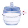 Droplet PP And PC Vacuum Desiccator With Size 200mm