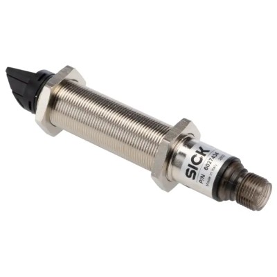 SICK Retroreflective Photoelectric Sensor, Barrel Style, Laser Light Source, 35 m Detection Range, PNP Output VL18L-4P344