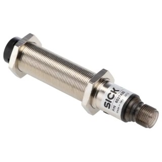 SICK Retroreflective Photoelectric Sensor, Barrel Style, 35 m Detection Range, PNP Output, IP67 Metal Housing, VL18L-4P324