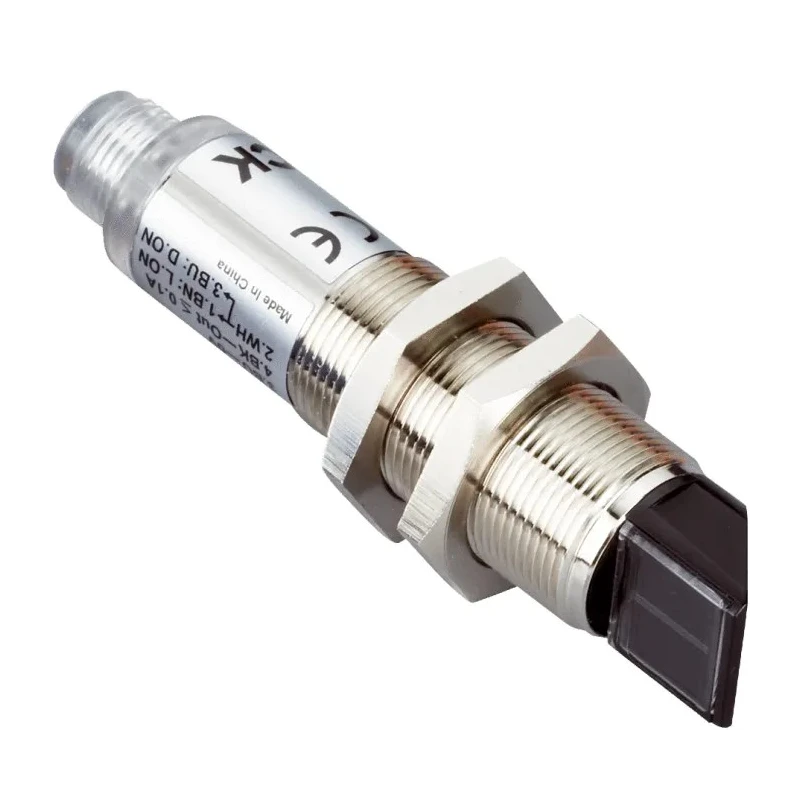 SICK Retroreflective Photoelectric Sensor, Barrel Style, 5.5 m Detection Range, PNP Output, IP67 Metal Housing VL180-2P42433