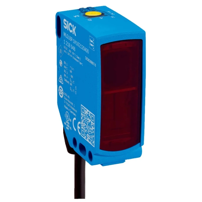 SICK Polarised Retro Reflection Photoelectric Sensor Block Sensor 5 m NPN IP66 IP67 IP69 WLG16P-1H162120A00Z