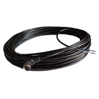 RS PRO Female 4 Way Right Angle to Unterminated Sensor Actuator Cable 20m, Black Polyurethane Jacket, IP67, 250V 205-5993