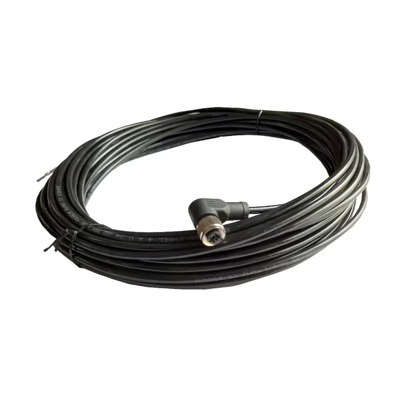 RS PRO Female 4 Way Right Angle to Unterminated Sensor Actuator Cable 20m, Black Polyurethane Jacket, IP67, 250V 205-5993