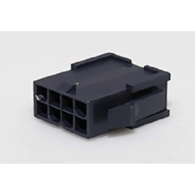 Molex Male Housing Plug 8 Contacts 2 Row 4.2 mm Pitch Nylon Panel Mount 9.6mm x 18mm 469930810