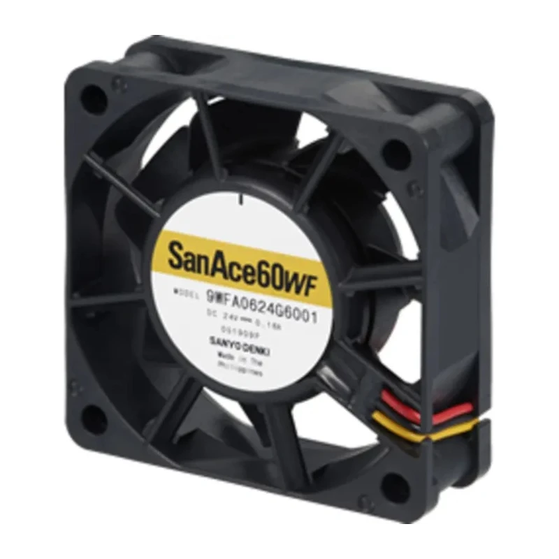 Sanyo Denki San Ace Series Axial Fan 24V DC 3.8W 27.9 CFM 60x60x20mm 9WFA0624G6001
