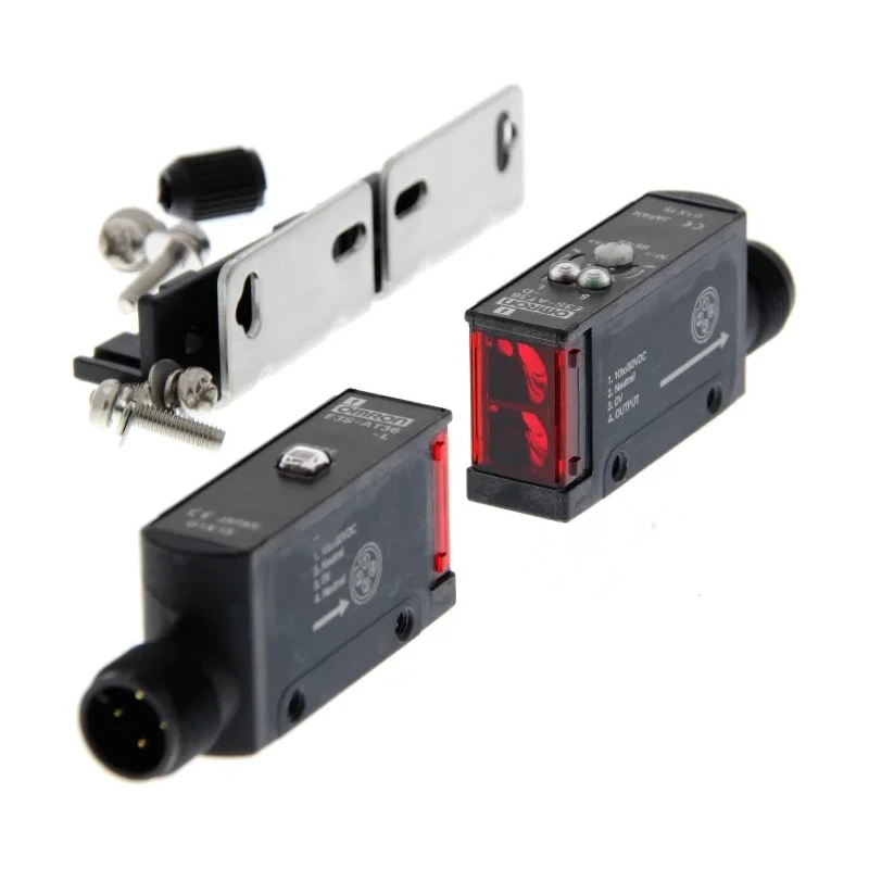 Omron Through Beam Photoelectric Sensor Block Style 7 m Detection Range PNP Output IP67 E3S-AT36