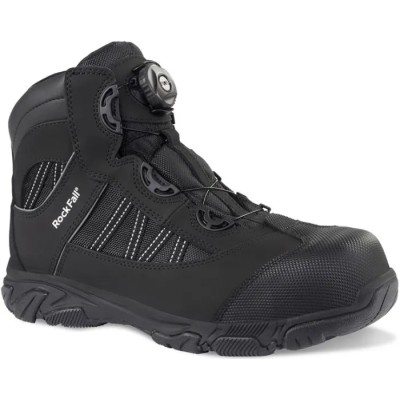 Rockfall Black Non-Metallic Toe Capped Unisex Safety Boots Size 6 EU 39 EN ISO 20345:2011 RF160/006