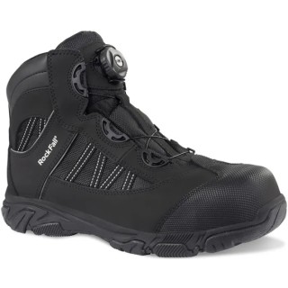 Rockfall OHM Black Non-Metallic Toe Capped Men's Safety Boots Size UK 10 EU 43 EN ISO 20345:2011 RF160/010