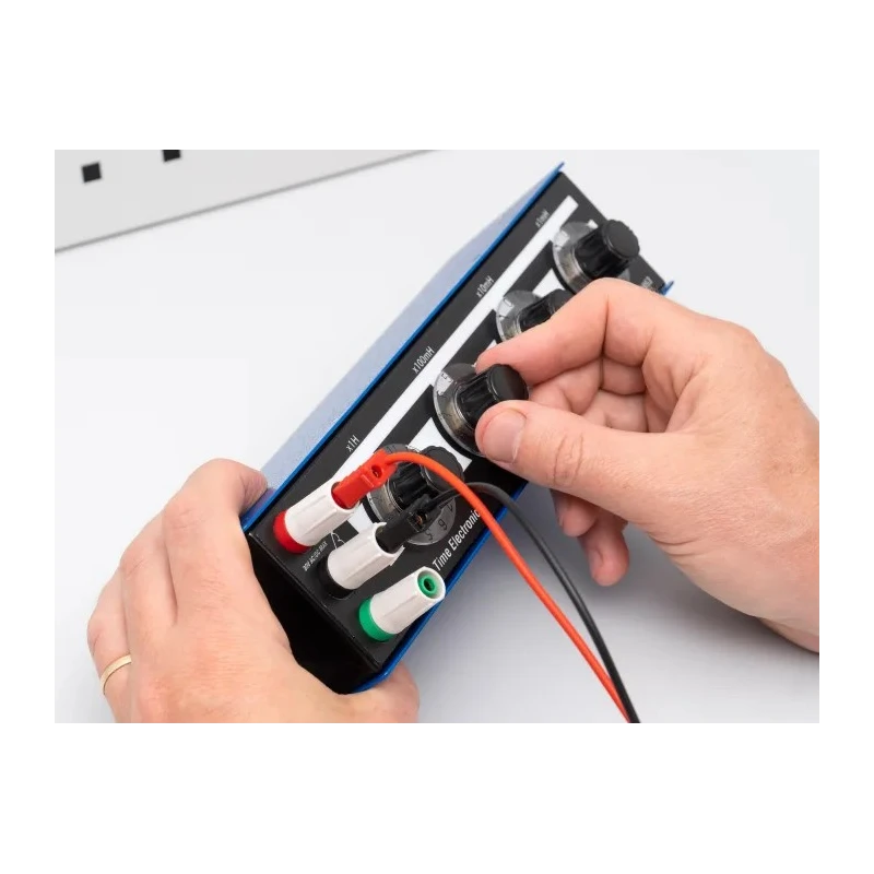 Time Electronics 4-Decade Inductance Decade Box 1 MHz, ±3% Accuracy, 1mH-10H Range, 245x62x100mm 1053