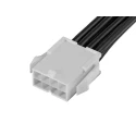 Molex 8 Way Male Mini-Fit Jr to 8 Way Male Mini-Fit Jr Wire to Board Cable 600mm 600V Nylon Jacket 215327-1083