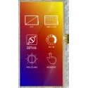 4D Systems LCD Colour Display Touch Screen 4.3 in 480 x 272 Pixel 2.6-4.6V 10 LEDs Resistive Touch 4DLCD-43480272-RTP-IPS