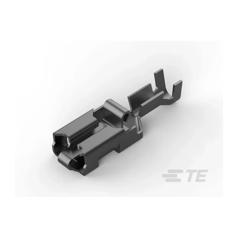 TE Connectivity Mark I 250 Series Female Crimp Terminal 26 AWG Min Crimp 10 AWG Max 1-160759-1
