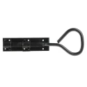 RS PRO Steel Black Japanned Slide Door Bolt 300mm 751-231
