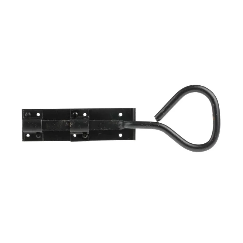 RS PRO Steel Black Japanned Slide Door Bolt 300mm 751-231