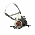 3M 6000 Series Half Mask Respirator Mask, Thermoplastic Elastomer Body, Size S 6100