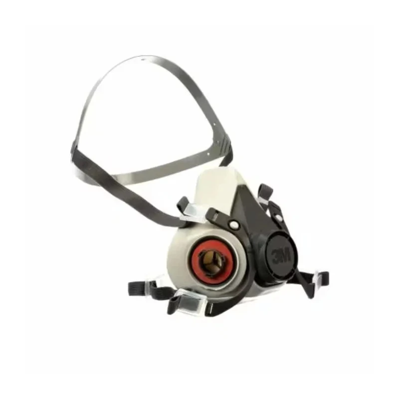 3M 6000 Series Half Mask Respirator Mask, Thermoplastic Elastomer Body, Size S 6100