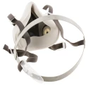 3M 6000 Series Half Mask Respirator Mask, Thermoplastic Elastomer Body, Size S 6100