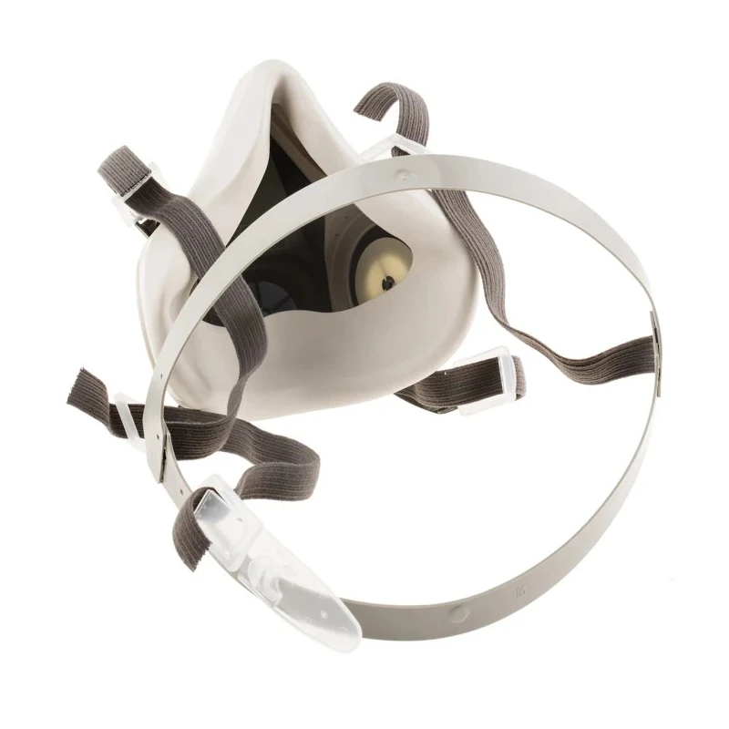 3M 6000 Series Half Mask Respirator Mask, Thermoplastic Elastomer Body, Size S 6100