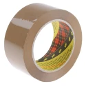 3M Brown Scotch Packing Tape, 50 mm Width, 100 m Length, 0.05 mm Thickness, Biaxially Oriented 371 CHOCOLAT (22201)