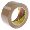 3M Brown Scotch Packing Tape, 50 mm Width, 100 m Length, 0.05 mm Thickness, Biaxially Oriented 371 CHOCOLAT (22201)