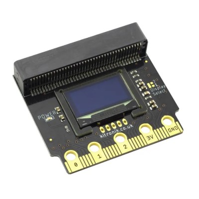 Kitronik Kitronik VIEW Graphics128 OLED Display 128x64 for BBC Micro bit 3V SSD1306 I2C Interface 56115