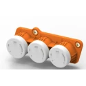 TE Connectivity IPT-HD EV Connector Male/Female 300A 1500V Crimp Termination Panel Mount IP6K9K IP69 IP67 2355146-1
