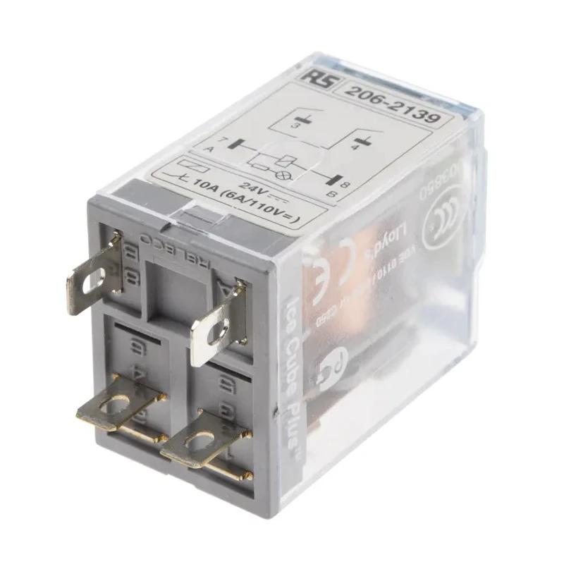 Releco PCB Power Relay 24V DC Coil 10A Switching Current SPST C7-X10X / DC 24 V