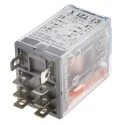 Releco PCB Power Relay 230V AC Coil 6A Switching Current DPDT C7-T21X / AC 230 V