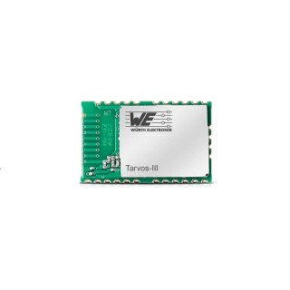 Wurth Elektronik 868MHz Tarvos-III RF Module FM 3.8V Surface Mount 17mm x 27mm x 3.2mm 2609011181000