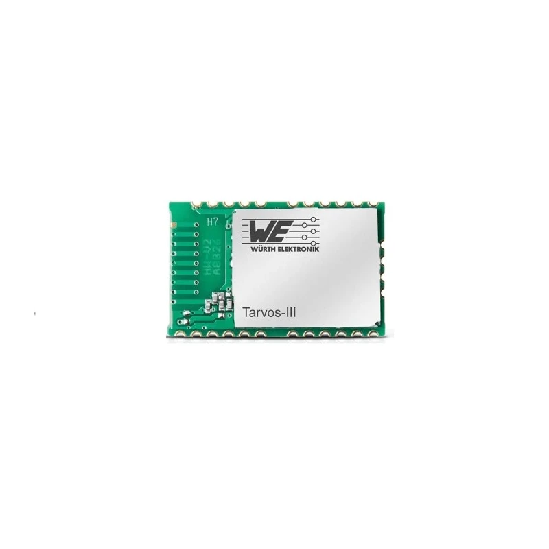 Wurth Elektronik 868MHz Tarvos-III RF Module FM 3.8V Surface Mount 17mm x 27mm x 3.2mm 2609011181000